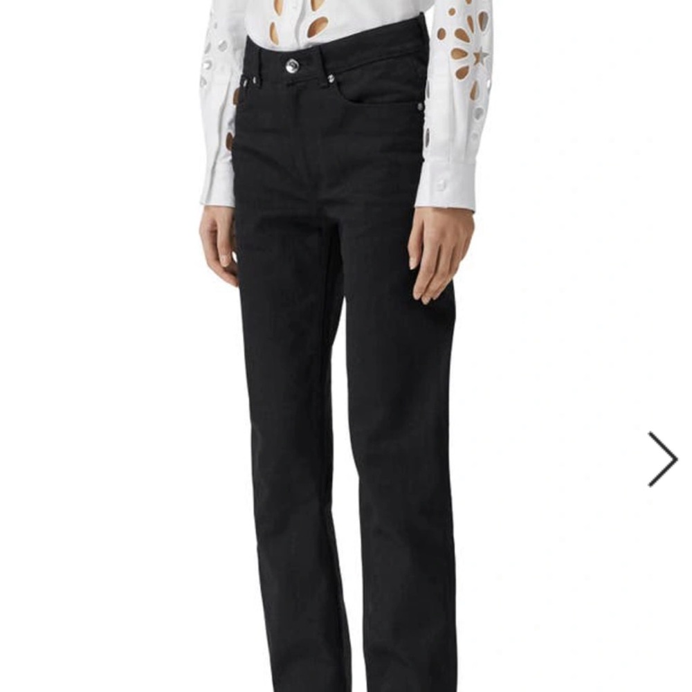 Burberry Feela Straight Leg Jeans Denim